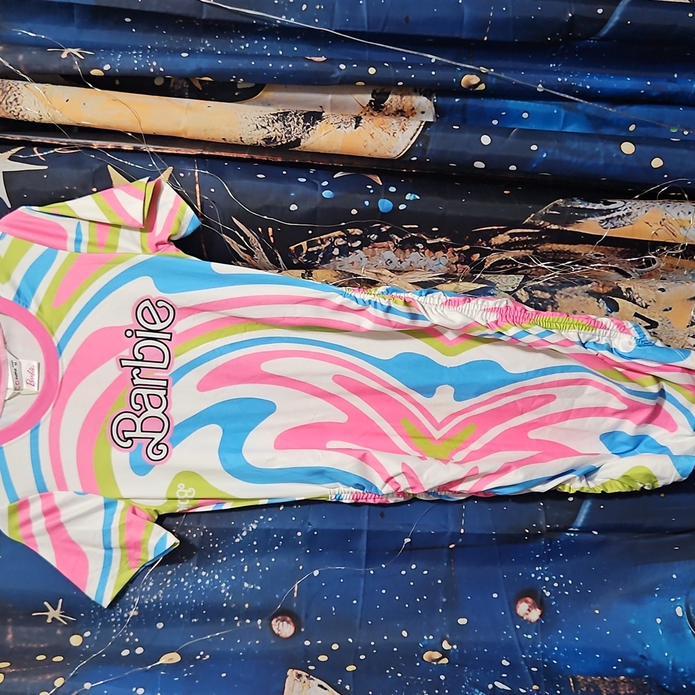 Barbie T-Shirt Dress with Drawstring Bottom